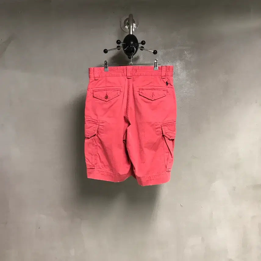 [BUNJANG] Polo Ralph Lauren Pink Cargo Shorts Size 32 / 폴로 랄프로렌 핑크 카고 반바지 32