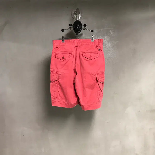 [BUNJANG] Polo Ralph Lauren Pink Cargo Shorts Size 32 / 폴로 랄프로렌 핑크 카고 반바지 32