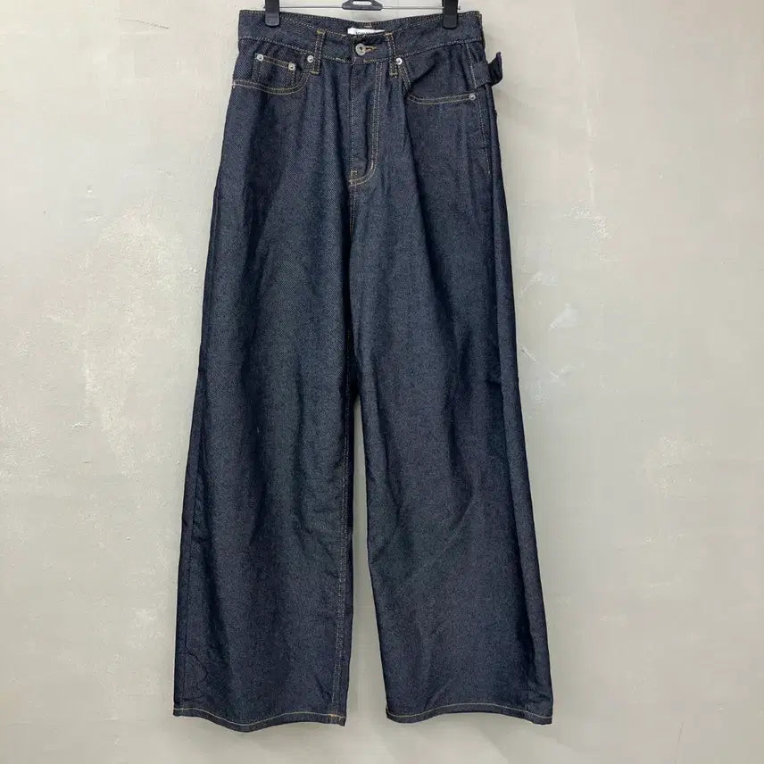 [BUNJANG] DOVELOP Wide Leg Jeans Dark Navy / DOVELOP 청바지 와이드 팬츠 다크 네이비