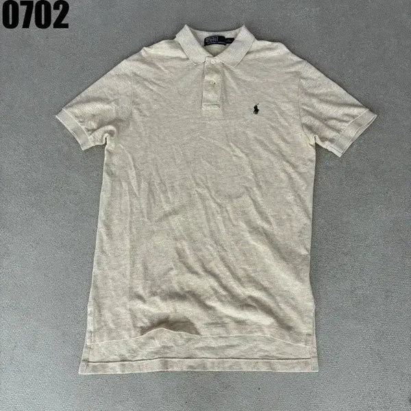 [BUNJANG] Polo Ralph Lauren Short Sleeve Polo Shirt Beige M / 폴로 랄프로렌 반팔 카라티 베이지M