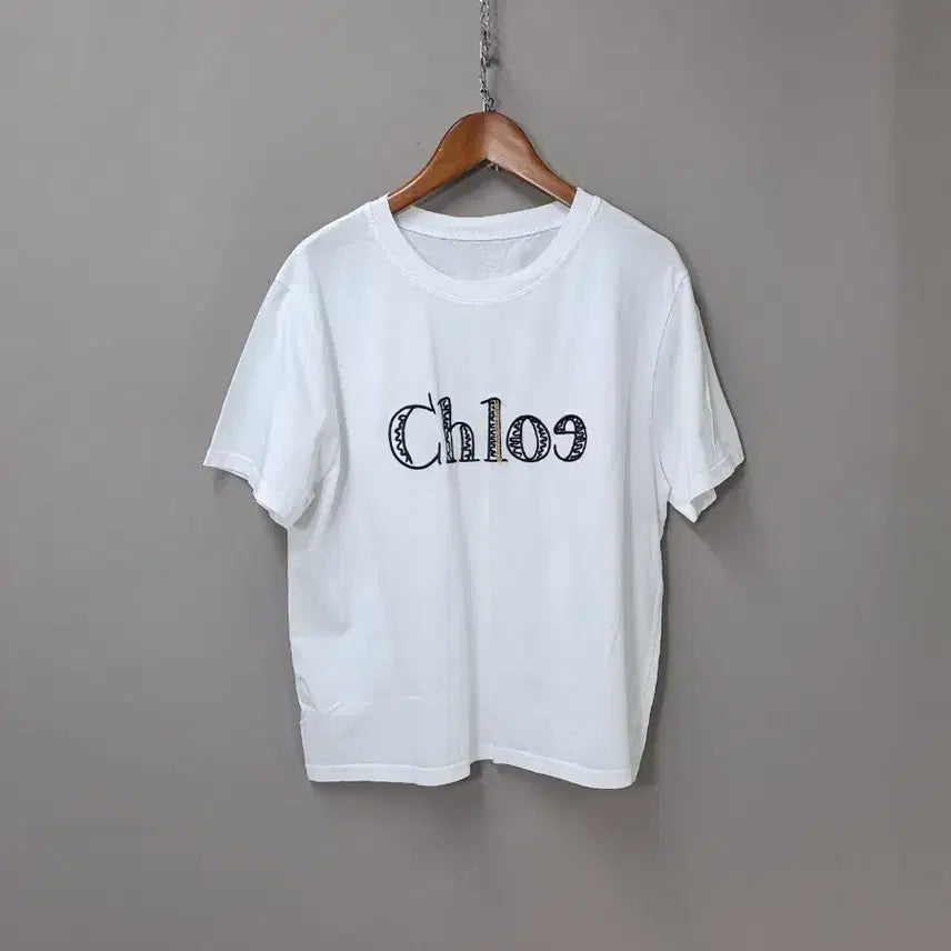 [BUNJANG] Lettering Short Sleeve T-Shirt White / 래터링 반팔 티셔츠 화이트