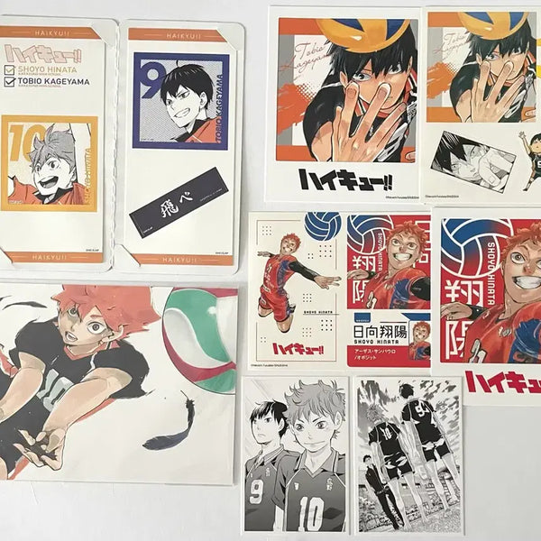 [BUNJANG] Haikyuu!! Hinata Kageyama Original Drawing Goods Set (Photocard, Postcard, Sticker, Polaroid) / 하이큐 히나타 카게야마 원화 굿즈 포카 엽서 스티커 폴라로이드
