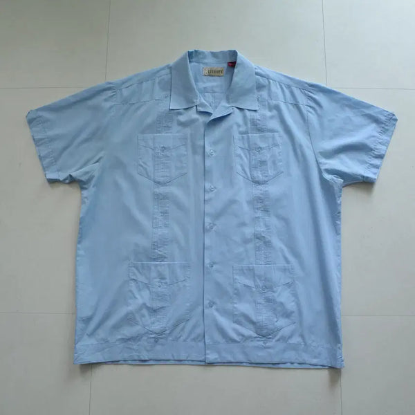[BUNJANG] Cubavera Guayabera Short Sleeve Shirt XL / 큐바베라 빈티지 구아야베라 쿠반 셔츠 XL