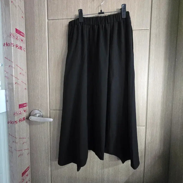[BUNJANG] Black Wide-Leg Pants / 블랙 와이드 팬츠