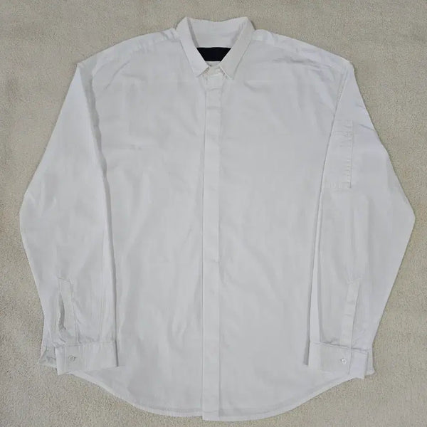 [BUNJANG] Juun.J 18SS MA-1 White Shirt / 준지 18ss MA-1 화이트 셔츠 급처