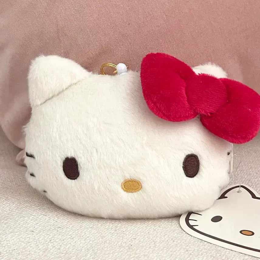 [BUNJANG] Sanrio Hello Kitty Card Holder with Coin Pouch and Keychain / 산리오 정품 헬로 키티 카드지갑 릴패스 파우치 동전지갑 겸용 키링