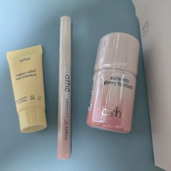 [BUNJANG] Ate Glosstop Cheek Dream + Smudging Lip Pencil Bebe Set / [새상품]아떼 글로이팁치크 드림+스머징립펜슬 베베