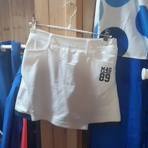 [BUNJANG] Pearly Gates Women's Golf Skirt White / 파리게이츠 여성 골프 스커트 0사이즈