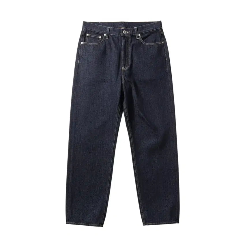 [BUNJANG] Men's Dark Wash Wide Leg Denim Pants / 남성L/ 진청 와이드 데님팬츠 32-96