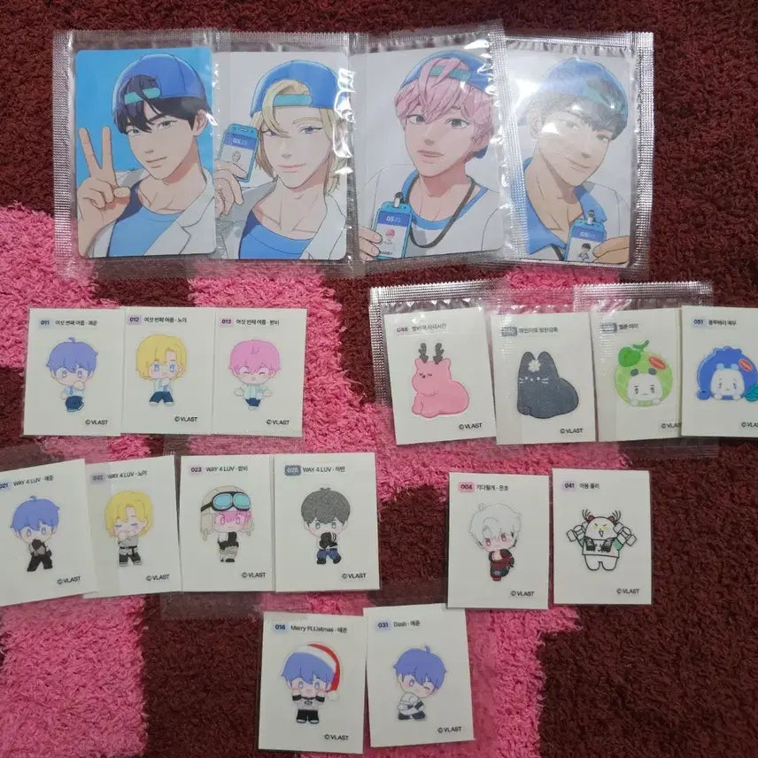 [BUNJANG] PLAVE GS25 Sticker Set & Photocard Bundle Set / 플레이브 GS25 띠부씰, 포카 일괄