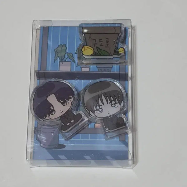 [BUNJANG] Yu Won Bul Byeon Plant Pot Acrylic Block Set (BL) / bl 레진 유원불변 화분 아크릴 블록 세트 미개봉