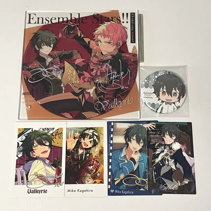 [BUNJANG] Ensemble Stars Valkyrie Acrylic Standee Set - Itsuki Shu & Hakawa Mika (Album POB) / 앙상블스타즈 앙스타 발키리 앨범 특전 아크릴 이츠키 슈 하코 미카 파샤