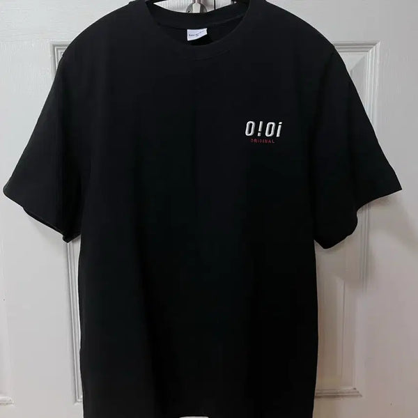 [BUNJANG] oioi Original Logo Short-Sleeve T-Shirt Black / oioi 오아이오아이 오리지널 로고 반팔티 블랙