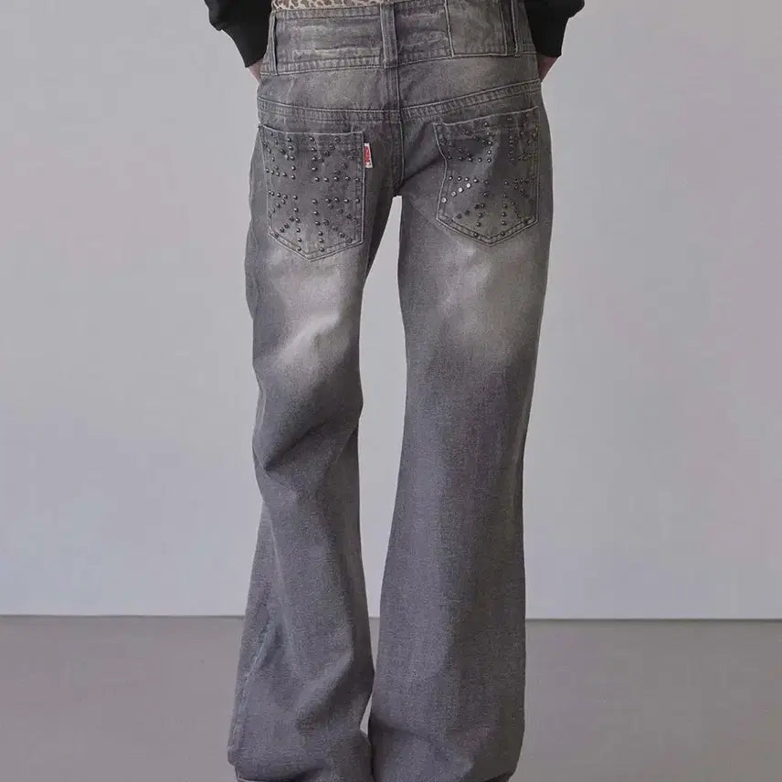 [BUNJANG] Sculptor Union Jack Engineered Denim (Washed Gray) S / 스컬프터 유니온 잭 데님(그레이) 새상품
