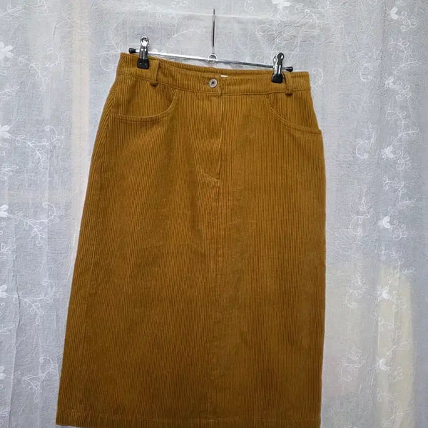 [BUNJANG] Studio Tomboy Corduroy Skirt Camel / 스튜디오 톰보이 코듀로이 스커트