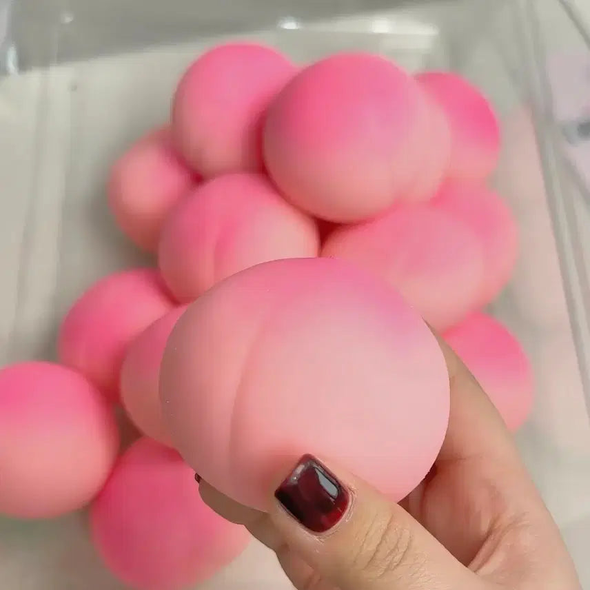 [BUNJANG] Juju Shop Peach Crunch Squeezable Toy (Lightly Used) / Juju샵 복숭아 크런치 슬랑이 말랑이 단순개봉 판매합니다