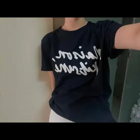 [BUNJANG] Maison Kitsuné Printed Short Sleeve T-Shirt / 메종키츠네 프린팅 반팔