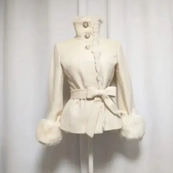 [BUNJANG] Hime Gyaru Fur Coat / 히메갸루 털코트 겨울 폭닥폭닥