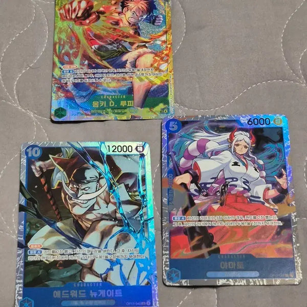 [BUNJANG] One Piece Card Game 13th Series Korean Edition Luffy SEC, Whitebeard SR, Yamato SR / 원피스 카드 13탄 한글판 루피 sec, 흰수염 sr, 야마토 sr