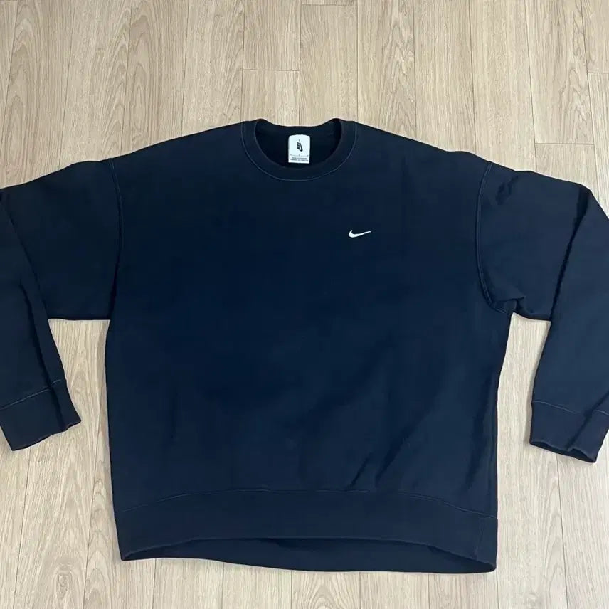 [BUNJANG] Nike NRG Sweatshirt Set - Black/Grey, Size L / 나이키 NRG 맨투맨 L 블랙그레이 세트