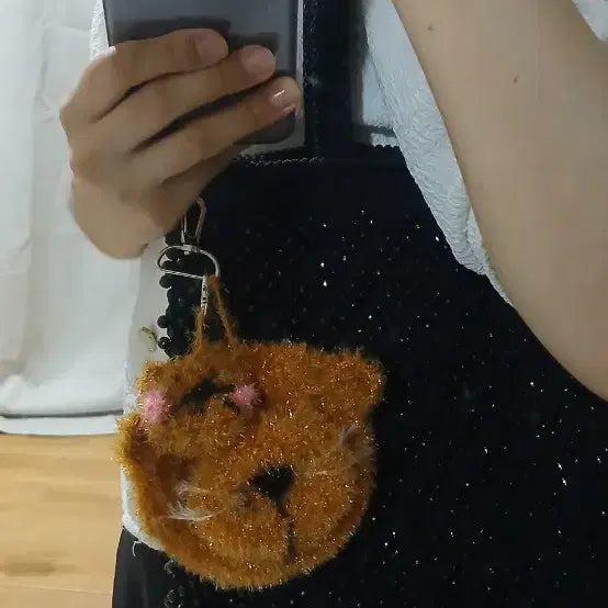 [BUNJANG] 3D Teddy Bear Charm/Keychain Accessory / 3D 곰돌이 인형/수세미/키링악세사리/패션액세서리/수공예/선물