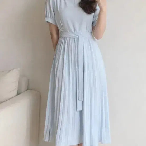 [BUNJANG] Pleated Dress / 기계주름원피스