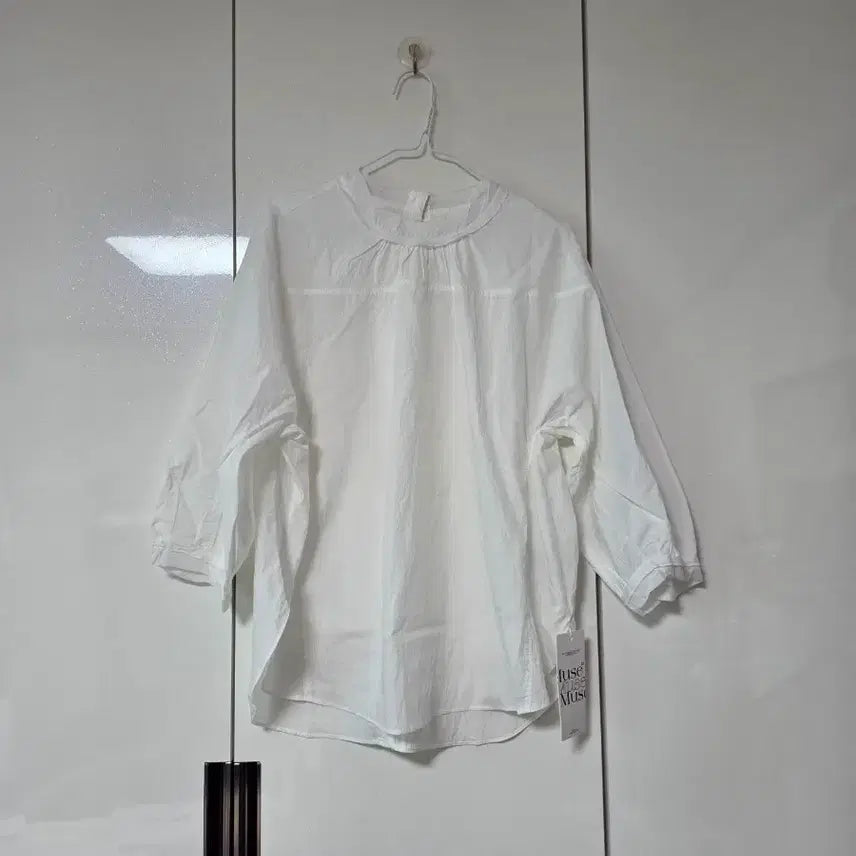[BUNJANG] MUSE Loose Fit Blouse - White / 새상품/MUSE 루즈핏 블라우스 화이트