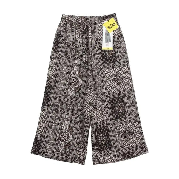 [BUNJANG] SM Geometric Wide Pants / 여성SM/ 텍새 비지트 기하학 와이드팬츠 32-109