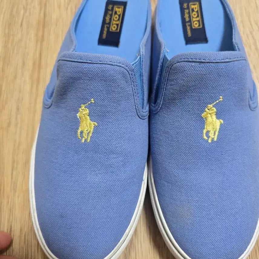 [BUNJANG] Polo Ralph Lauren Blue Mule Shoes / 폴로 랄프로렌 블루 뮬