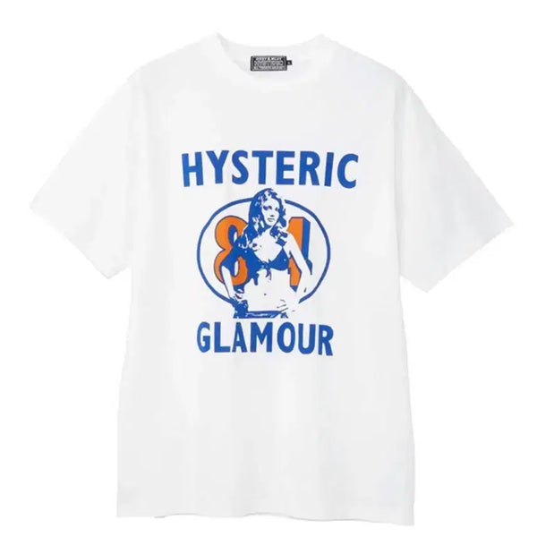 [BUNJANG] Hysteric Glamour Coyote Print T-Shirt White / 히스테릭글래머 코요테 나염 티셔츠 화이트