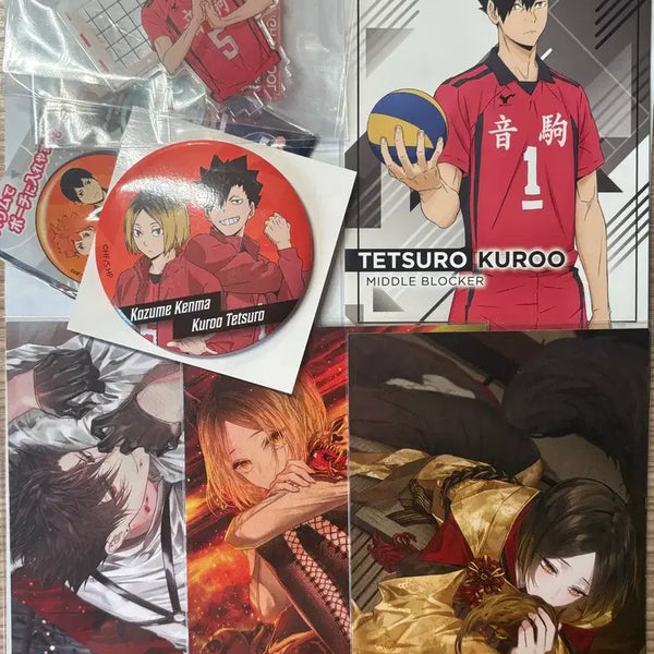 [BUNJANG] Haikyuu!! Kuroo Tetsuro & Kozume Kenma Goods Set / 하이큐 굿즈 세트 쿠로오 테츠로 코즈메 켄마