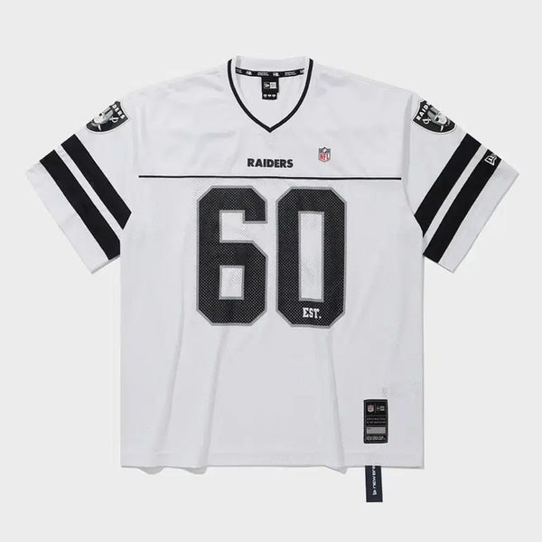 [BUNJANG] Las Vegas Raiders Fan Wear T-Shirt White / NFL 라스베이거스 레이더스 팬 웨어 티셔츠 화이트
