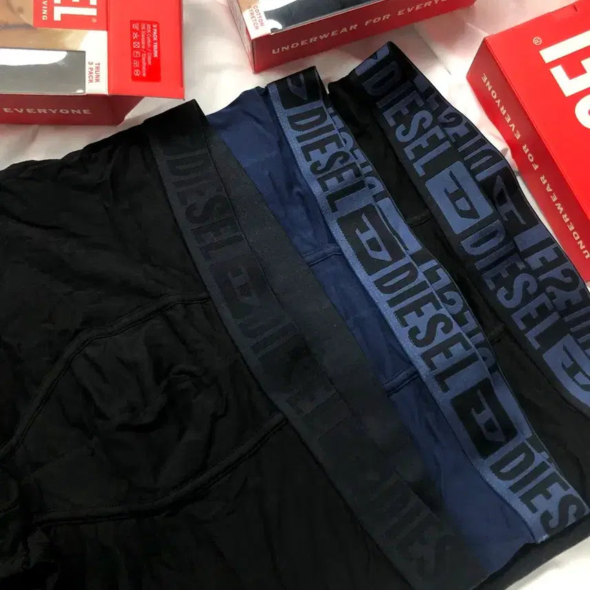 [BUNJANG] Diesel D Core Boxer Shorts / [새상품] 디젤 팬티 드로즈 박서브리프 언더웨어 속옷 박서쇼츠 블루