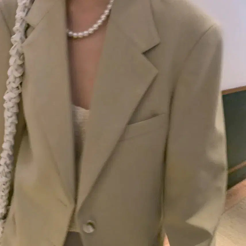 [BUNJANG] Maybe Baby Central Jacket Eggshell Beige / 메이비베이비 센트럴 자켓 에그쉘베이지