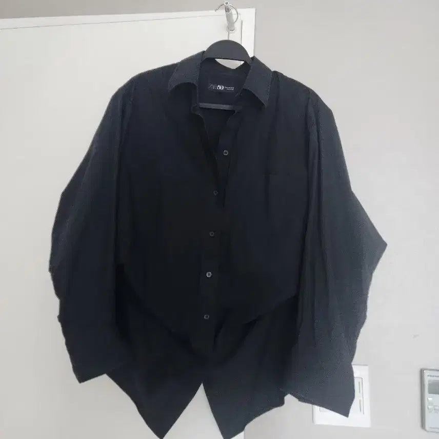 [BUNJANG] Zara Black Oversized Shirt / 자라 블랙 셔츠