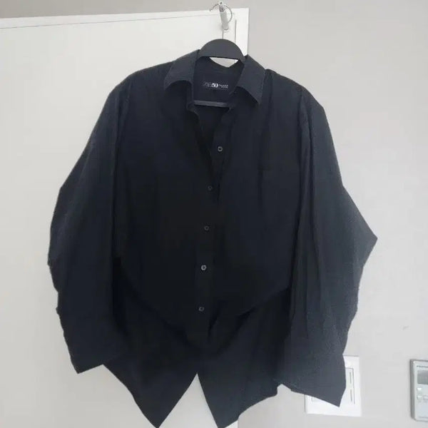 [BUNJANG] Zara Black Oversized Shirt / 자라 블랙 셔츠