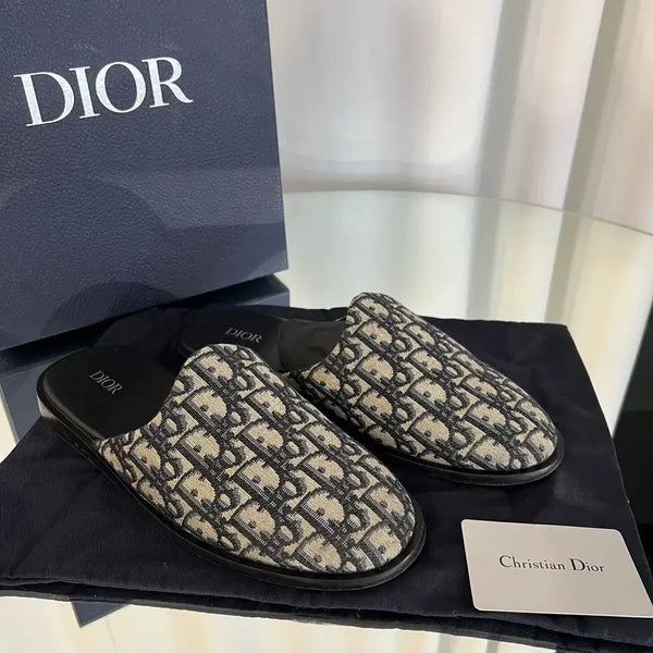 [BUNJANG] Dior Oblique Mules Slippers / 41 / 디올 오블리크 뮬 슬리퍼