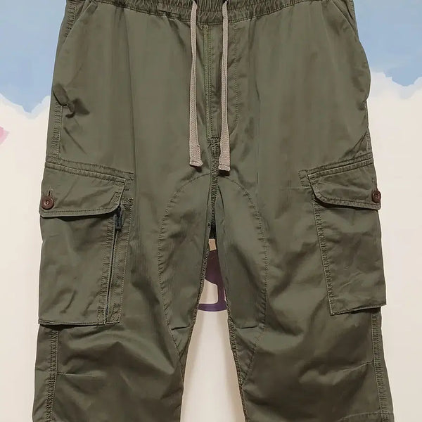 [BUNJANG] Non-Native Cargo 7-Length Pants Khaki / (2) 논네이티브 카고 7부 바지