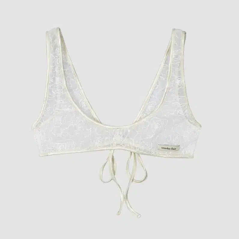 [BUNJANG] Overdue Flare Lace Bralette / [오버듀플레어] 레이스 브라렛