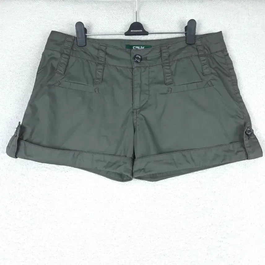 [BUNJANG] CRUX Women's Khaki Roll-Up Shorts (Size 28-29) / CRUX 여성 카키색 롤업 반바지(28~29)