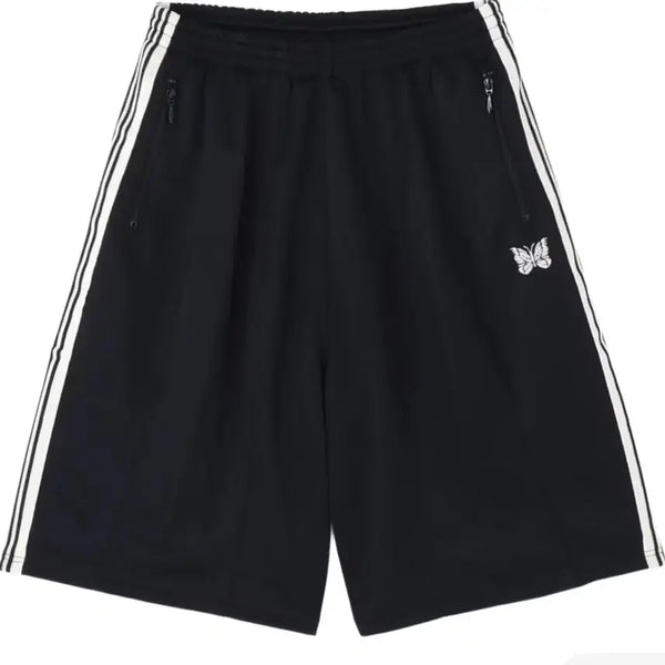 [BUNJANG] Needles x HP H.D. Track Shorts Smooth Black/White / 니들스xlhp H.D 트랙 쇼츠 스무스 블랙/화이트