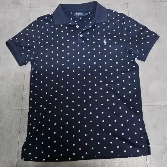 [BUNJANG] Polo Ralph Lauren Navy Dart Collar T-shirt M / 폴로 랄프로렌 네이비 다트 카라티 M