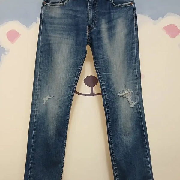 [BUNJANG] Levi's 504 Stretch Summer Jeans (Blue) / (30) 리바이스 504 스판 여름 청바지
