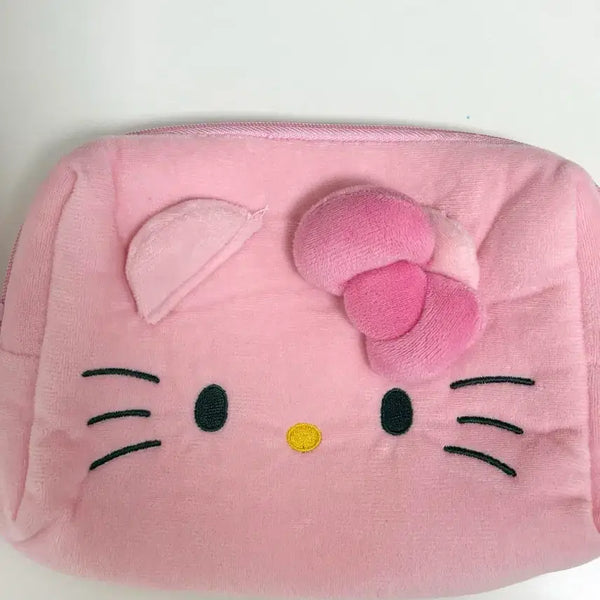 [BUNJANG] Daiso Hello Kitty Pink Large Pouch / [미사용] 다이소 헬로키티 키티 핑크 파우치 대형
