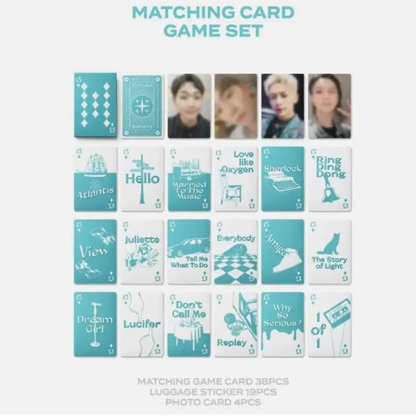 [BUNJANG] SHINee 13th Anniversary Matching Card Game Set / 샤이니 13주년 매칭 카드게임
