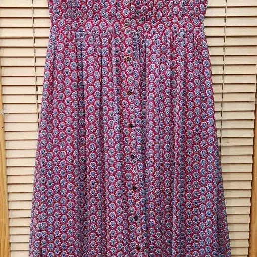 [BUNJANG] Banana Republic Sleeveless Patterned Maxi Dress / 바나나리퍼블릭 민소매 패턴 롱원피스
