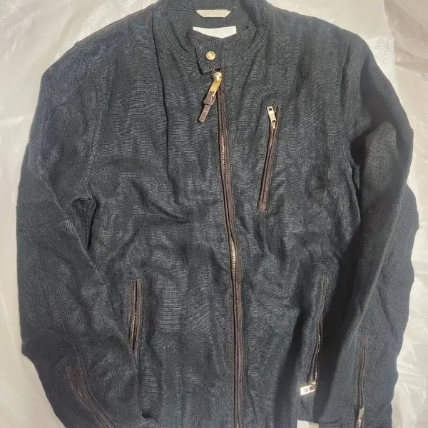 [BUNJANG] Zara 100% Linen Blouson Jacket / 자라 100% 린넨 블루종 자켓