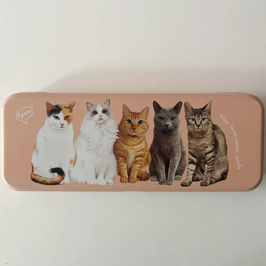 [BUNJANG] Neko Cat Chocolate Tin Case / 네코 고양이 초콜릿 틴케이스