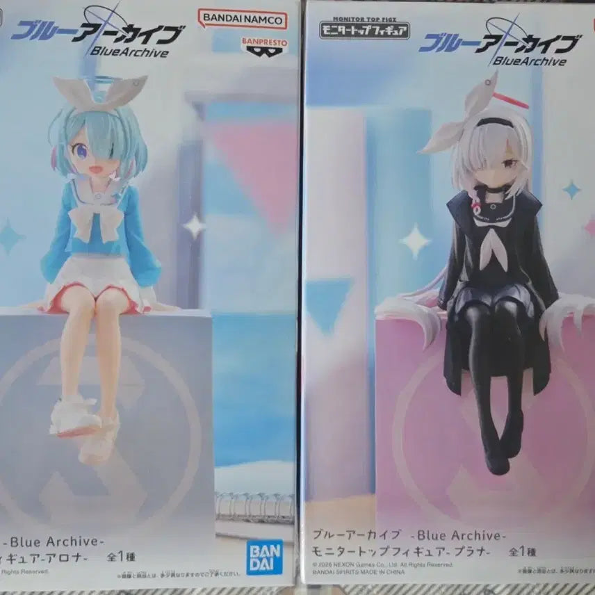 [BUNJANG] Blue Archive Monitor Figure Arona/Prana Set / 블루 아카이브 모니터 피규어 아로나/프라나 세트