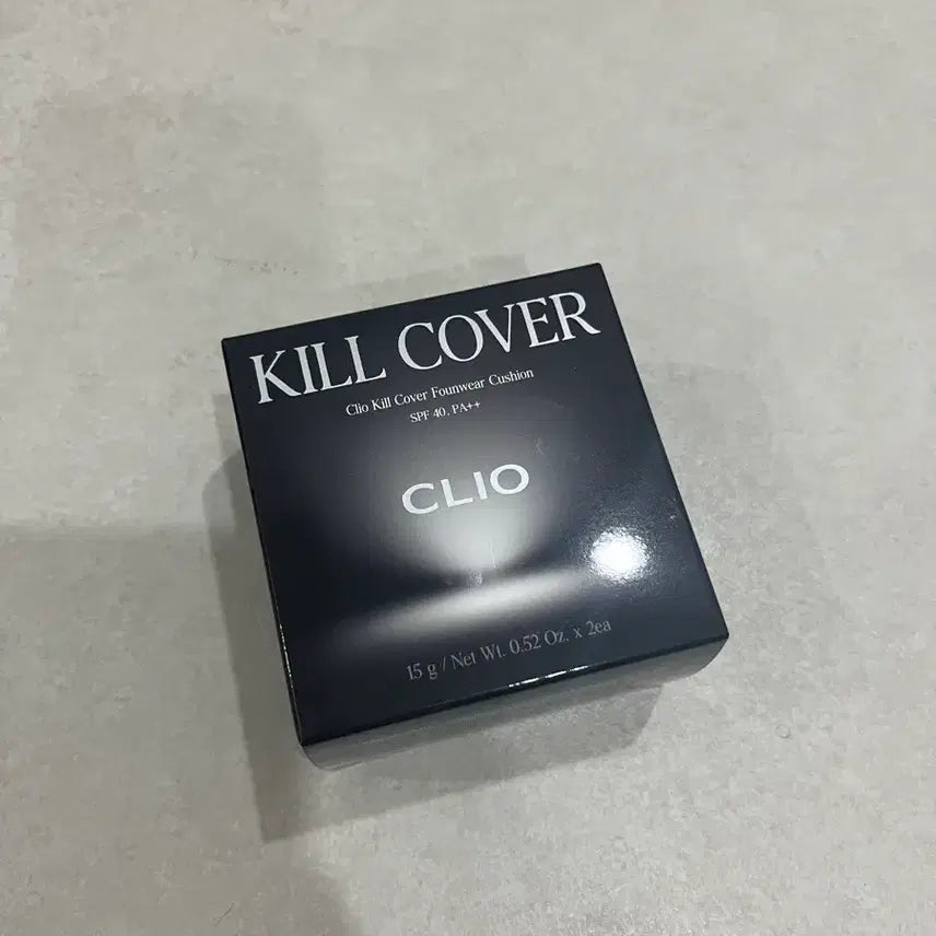 [BUNJANG] Clio Kill Cover Founwear Cushion Set (Main Product, Refill) / [새상품] 클리오 킬커버 파운웨어 쿠션 세트(본품,리필)